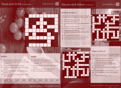 EFL Scotland Vocabulary Crossword Puzzle